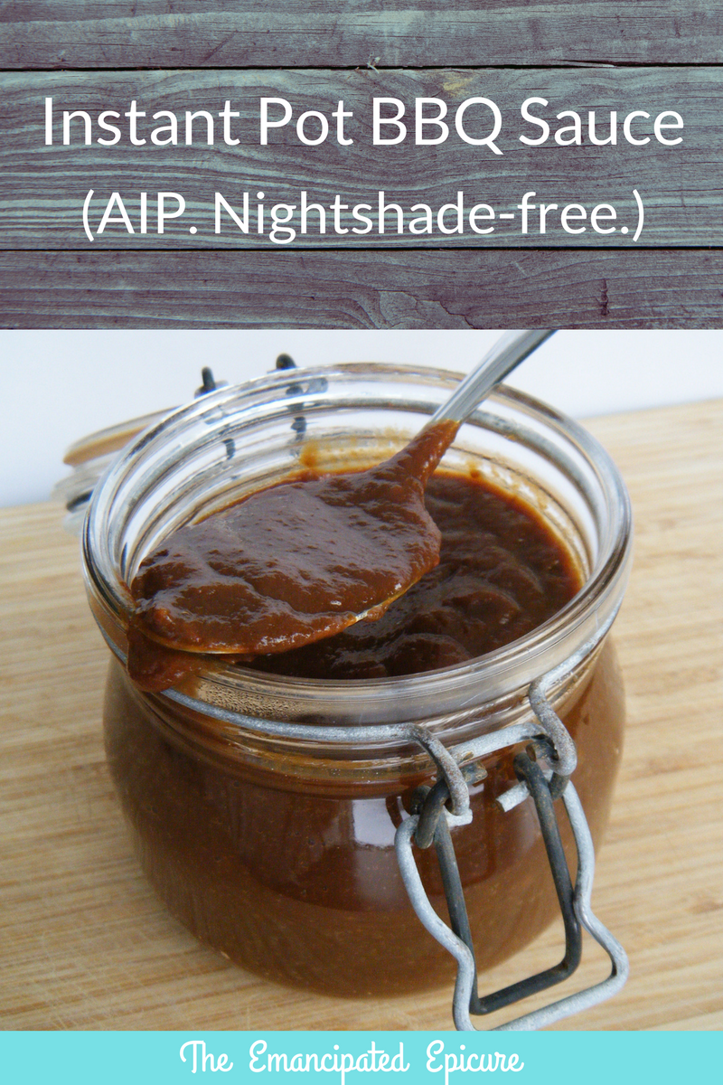 Instant Pot BBQ Sauce (AIP & nightshade free)